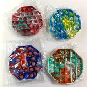 POPIT FIDGET TOY TIE DYE OCTAGON ASSORTED STYLES