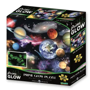 Prime 3D Super 3D Prime Glow In The Dark 100 Piece Puzzle Solar System