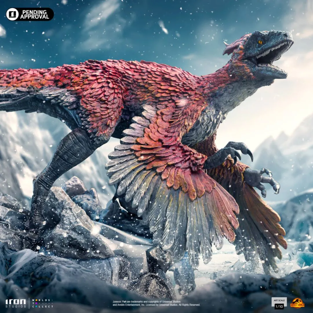 Pyroraptor Statue By Iron Studios