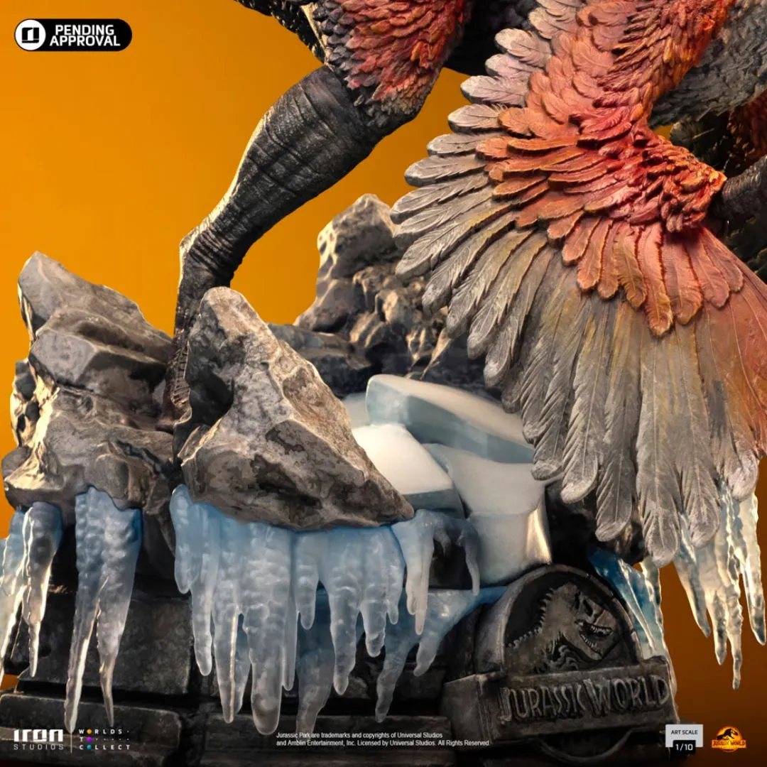 Pyroraptor Statue By Iron Studios