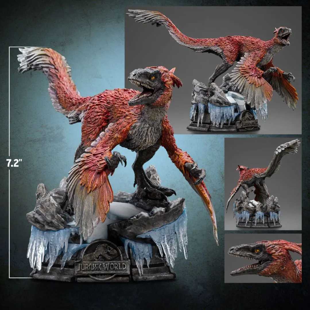 Pyroraptor Statue By Iron Studios