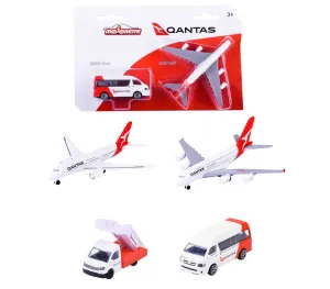 Qantas Plane and Vehicle 4 Asst