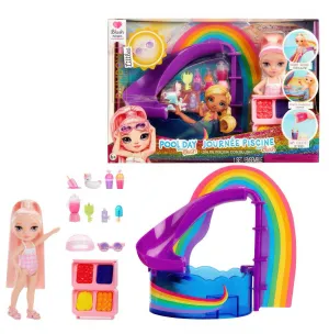 Rainbow High Little Pool Day with Blush Playset