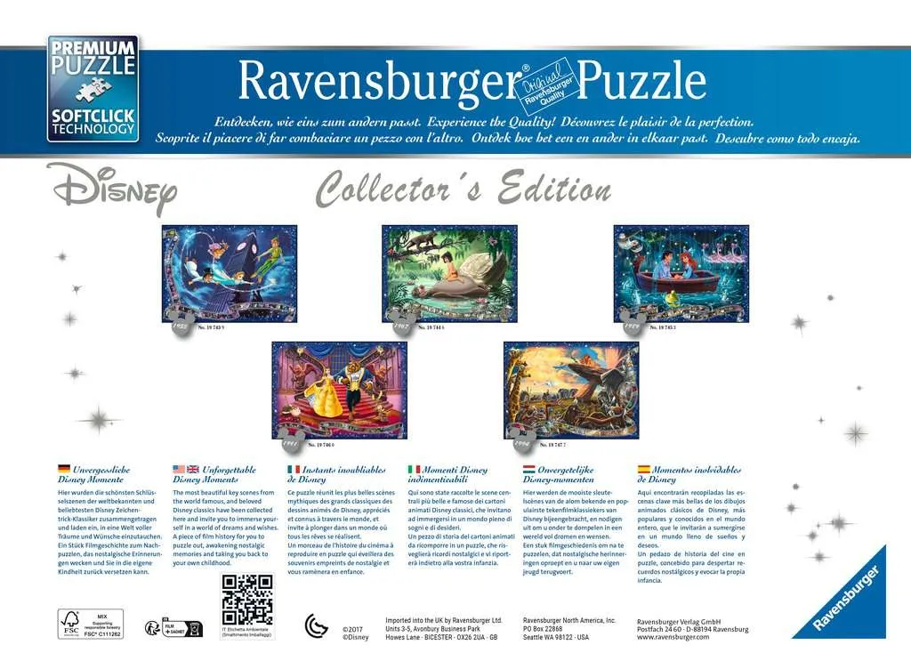 Ravensburger Disney Moments 1994 Lion King 1000 Piece