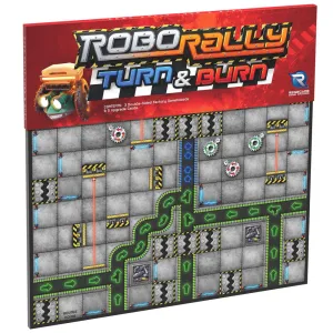 Renegade Game Studios Robo Rally: Turn & Burn Expansion - Competitive Board Game