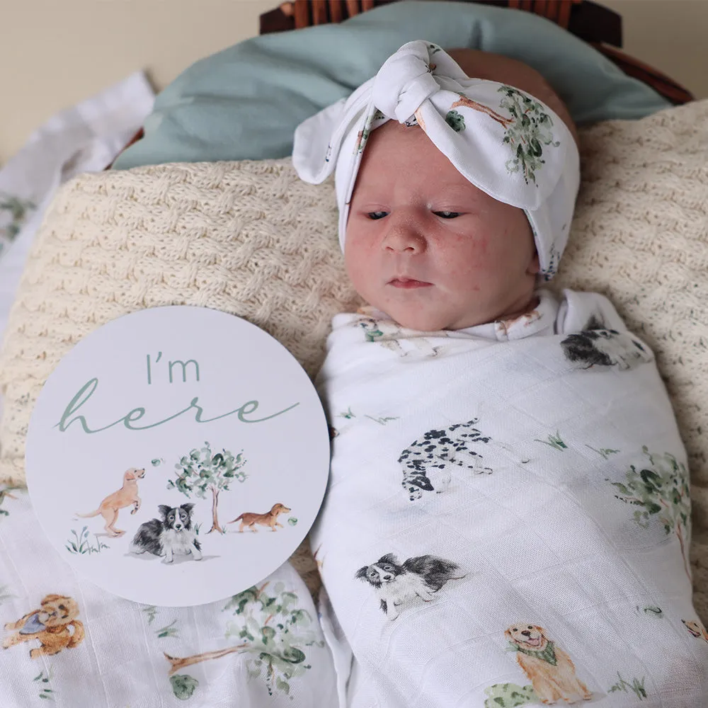 Reversible Milestone Cards | Dog Park   Seedling