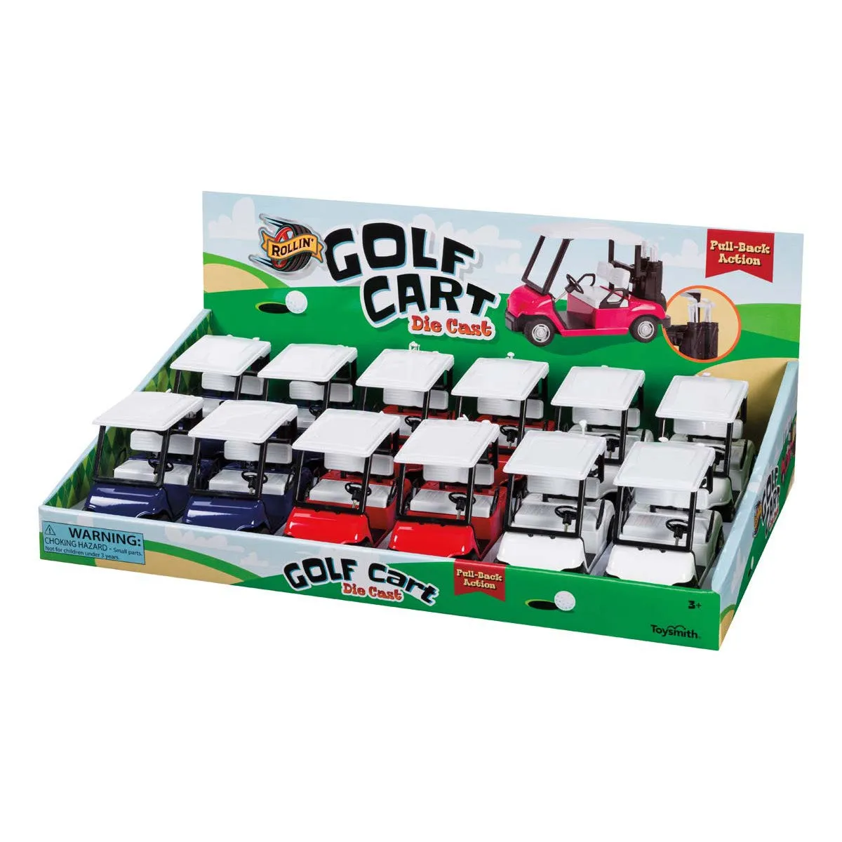 Rollin' Pull-Back Golf Cart