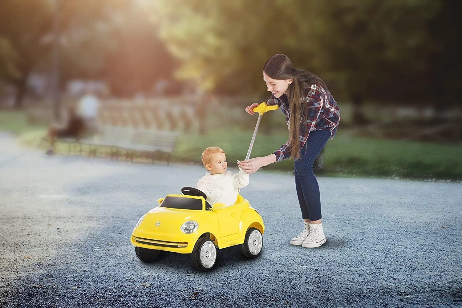 ROLLPLAY Germany Push Car with Adjustable Footrest, VW Beetle