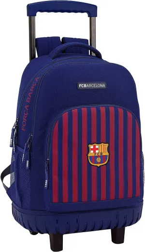 Safta FC Barcelona Large Backpack Trolley with Wheels