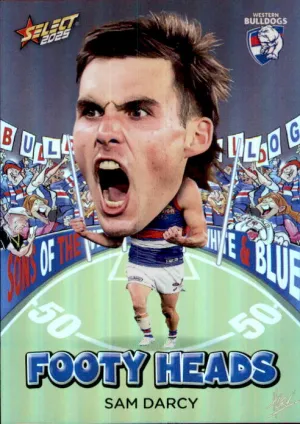 Sam Darcy, FH104, Footy Heads, 2025 Select AFL Footy Stars