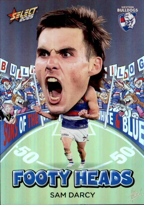 Sam Darcy, FH104, Footy Heads, 2025 Select AFL Footy Stars