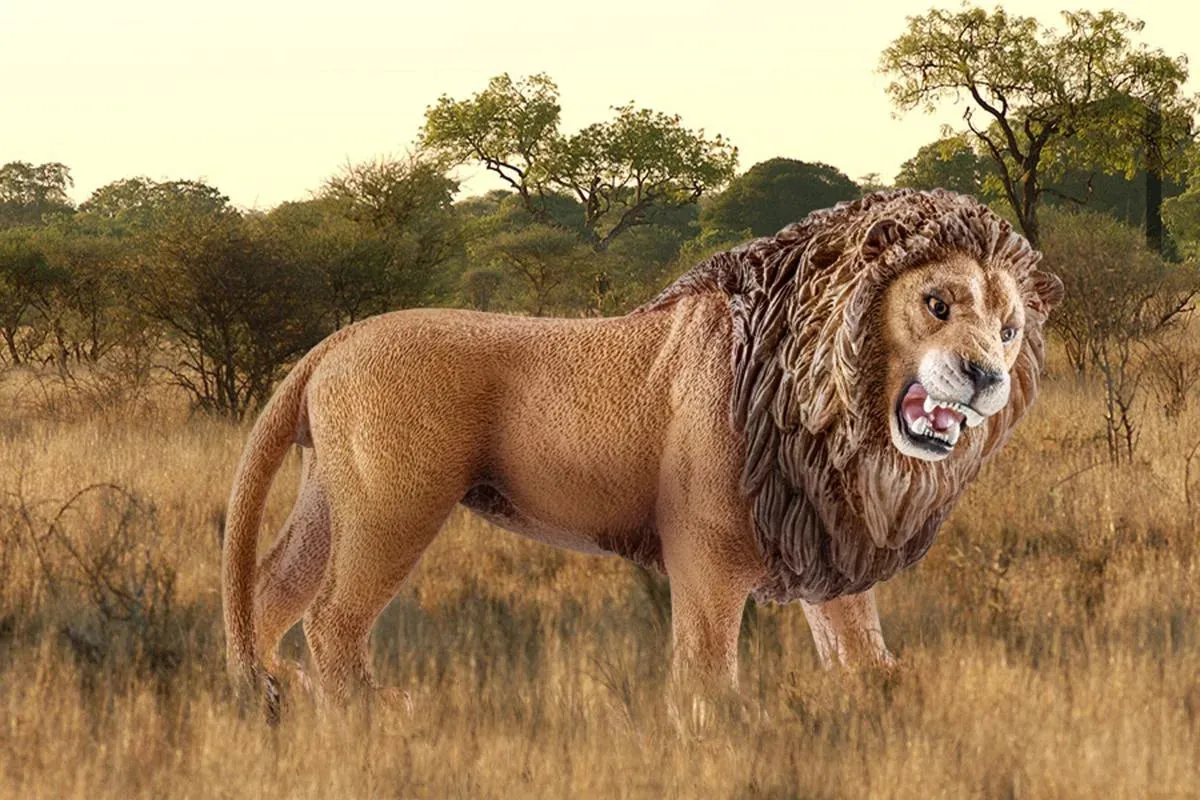 SCHLEICH 14726 Roaring Lion Figure