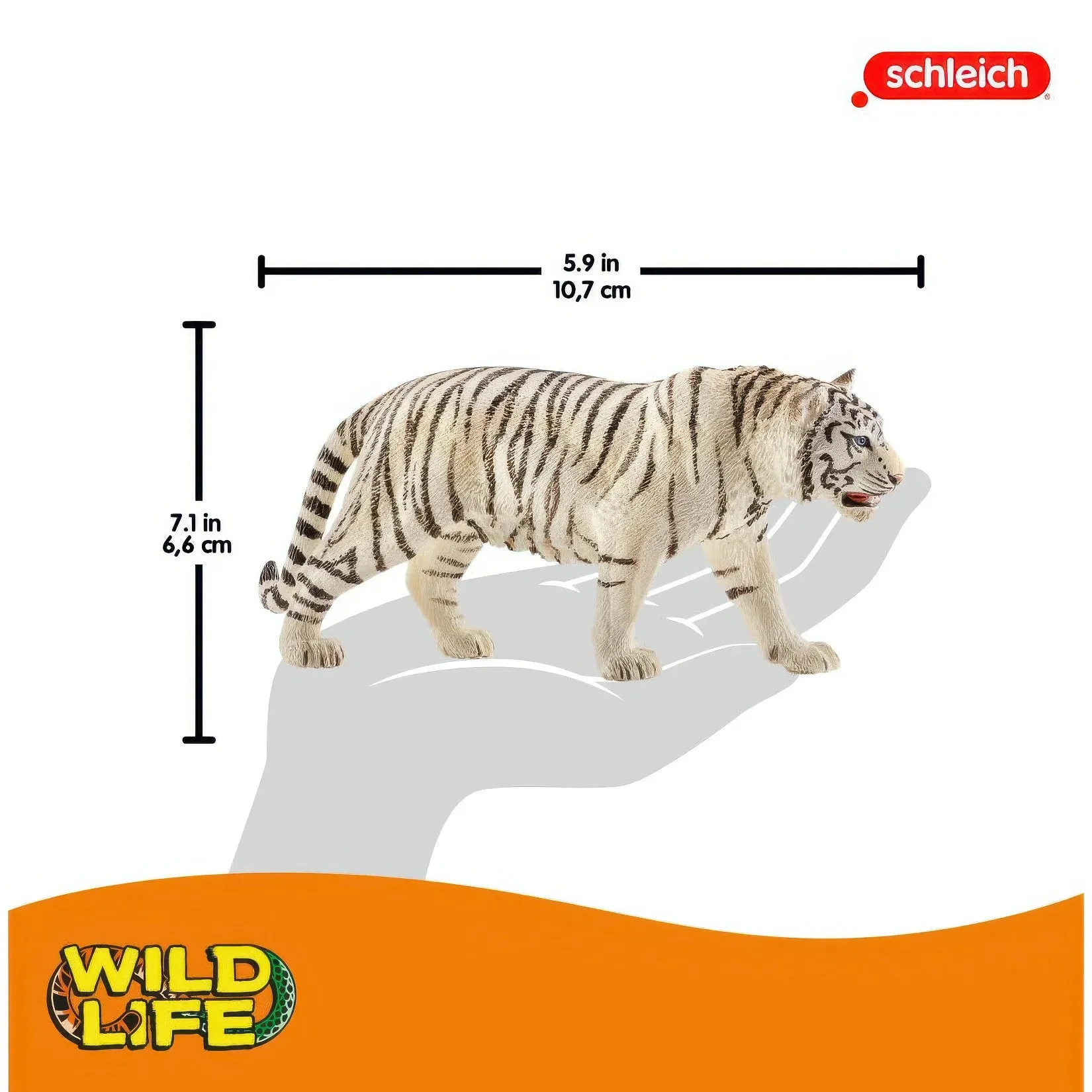 Schleich 14731 White Tiger Figure