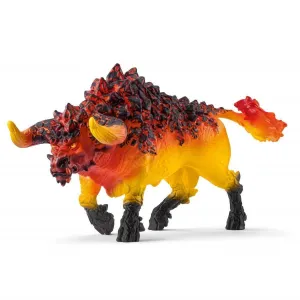 SCHLEICH 42493 Fire Bull Figure