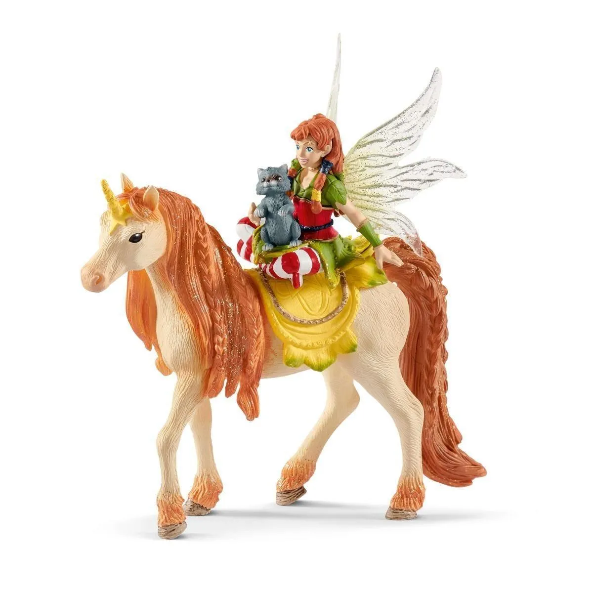 Schleich 70567 Fairy Marween With Glitter Unicorn Figure