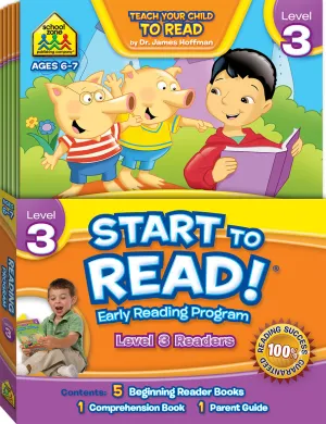 School Zone Start To Read Level 3 6 Book Set