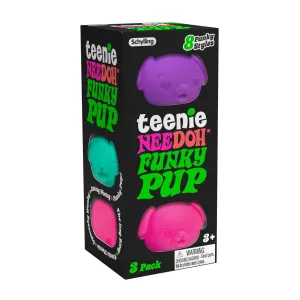 Schylling Teenie NeeDoh Funky Pups Assorted Styles