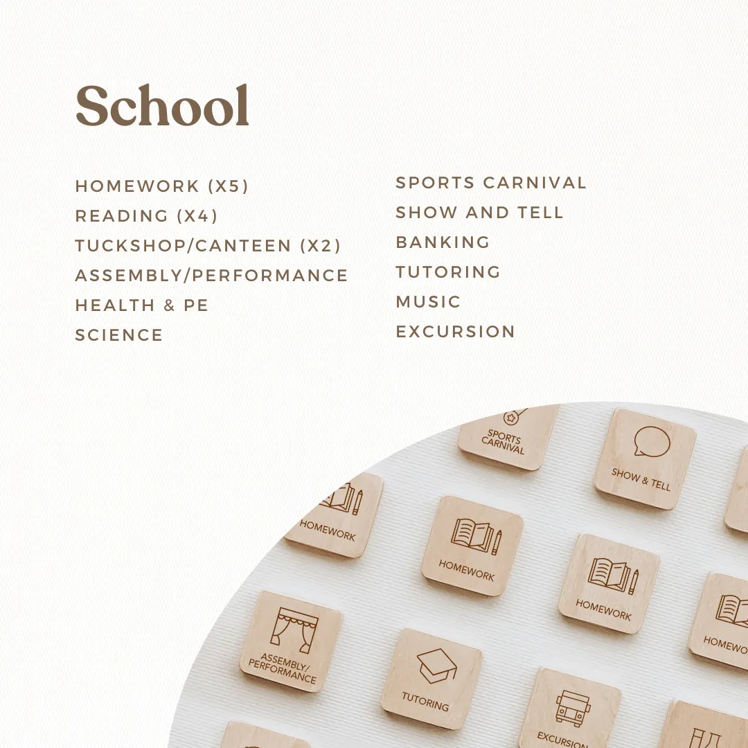 Second Scout Picture Tiles | School Set