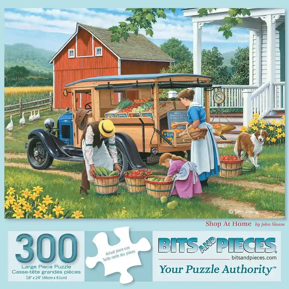 Shop At Home Jigsaw Puzzle Bits and Pieces