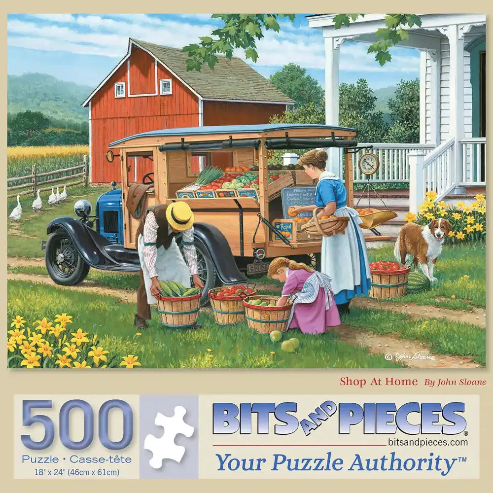 Shop At Home Jigsaw Puzzle Bits and Pieces