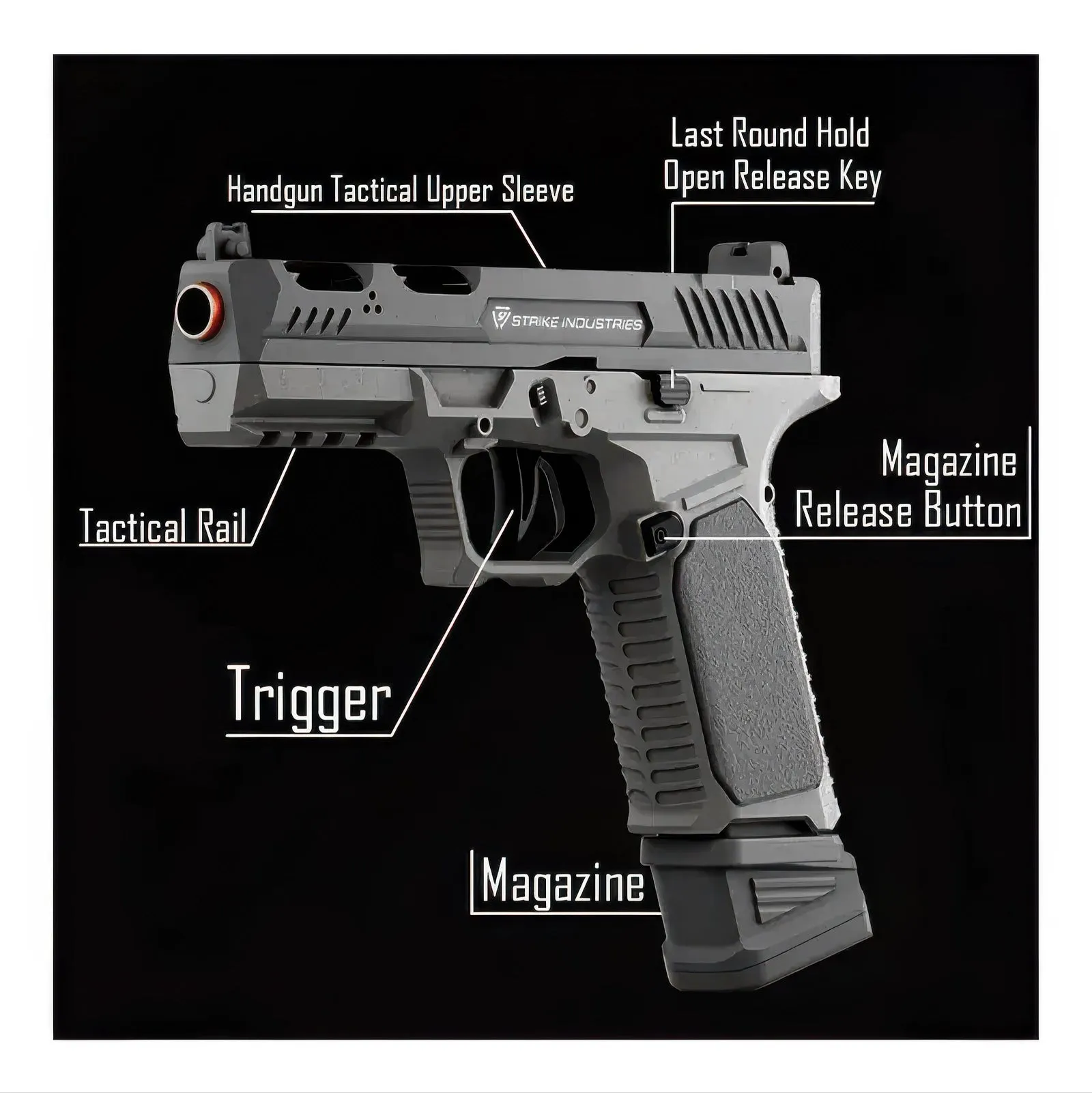 SIG17 Semi-Automatic Outdoor Toy Gun