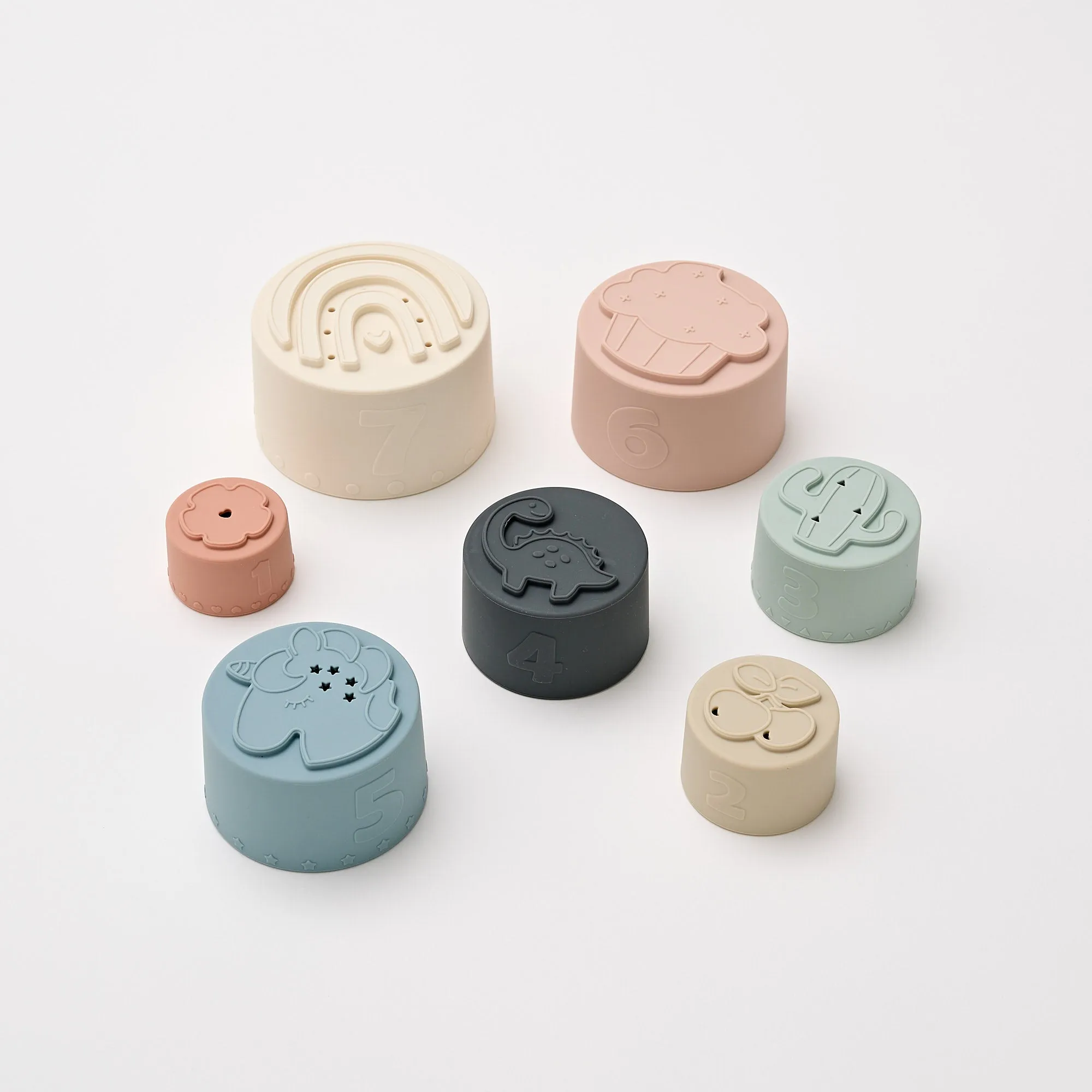 Silicone Stacking Cups