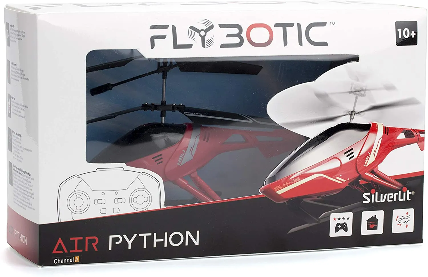 Silverlit Flybotic Remote Control Air Python Red & Black