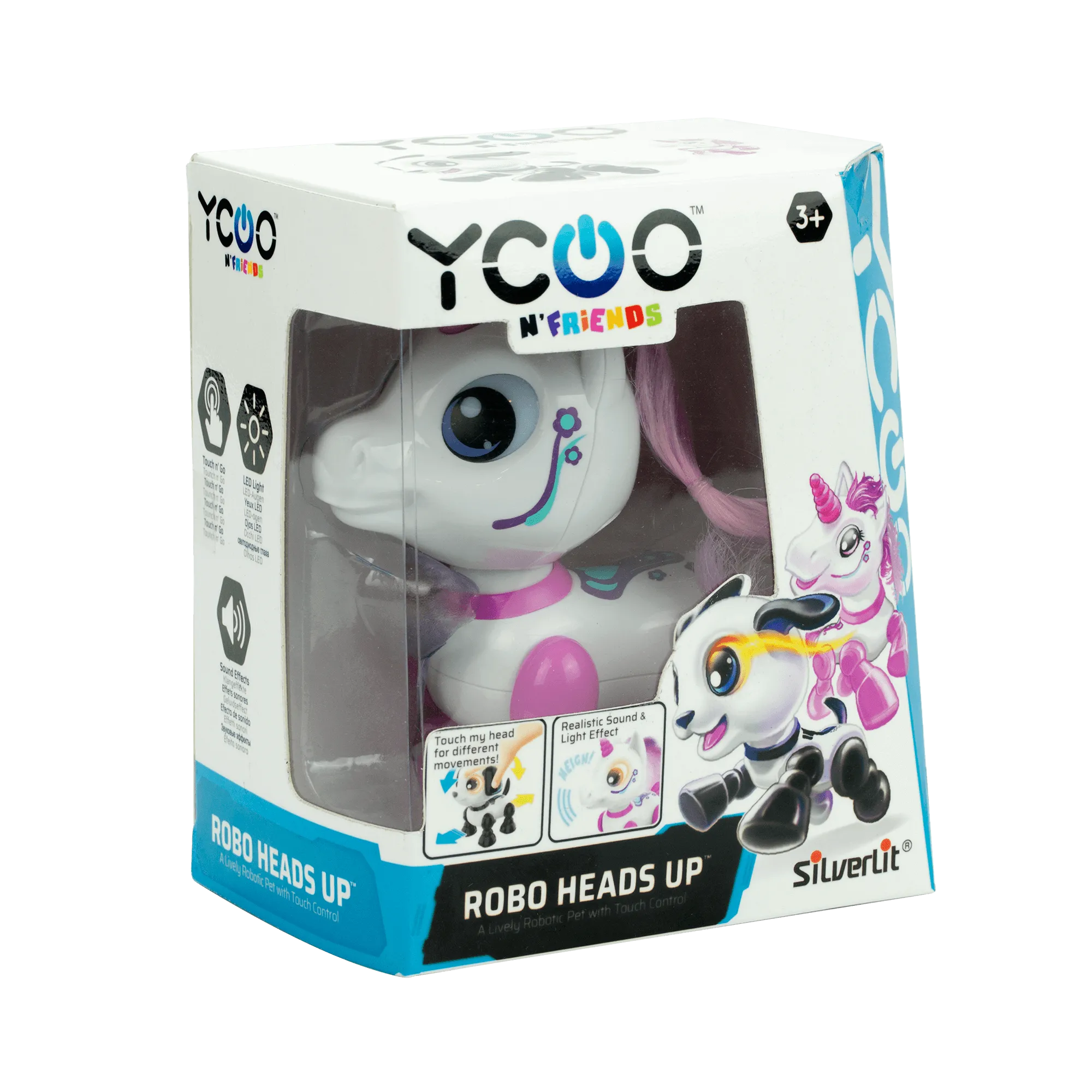 Silverlit Ycoo N' Friends Robo Heads Up Unicorn