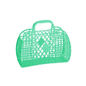 Small Retro Basket Jelly Bag - Green