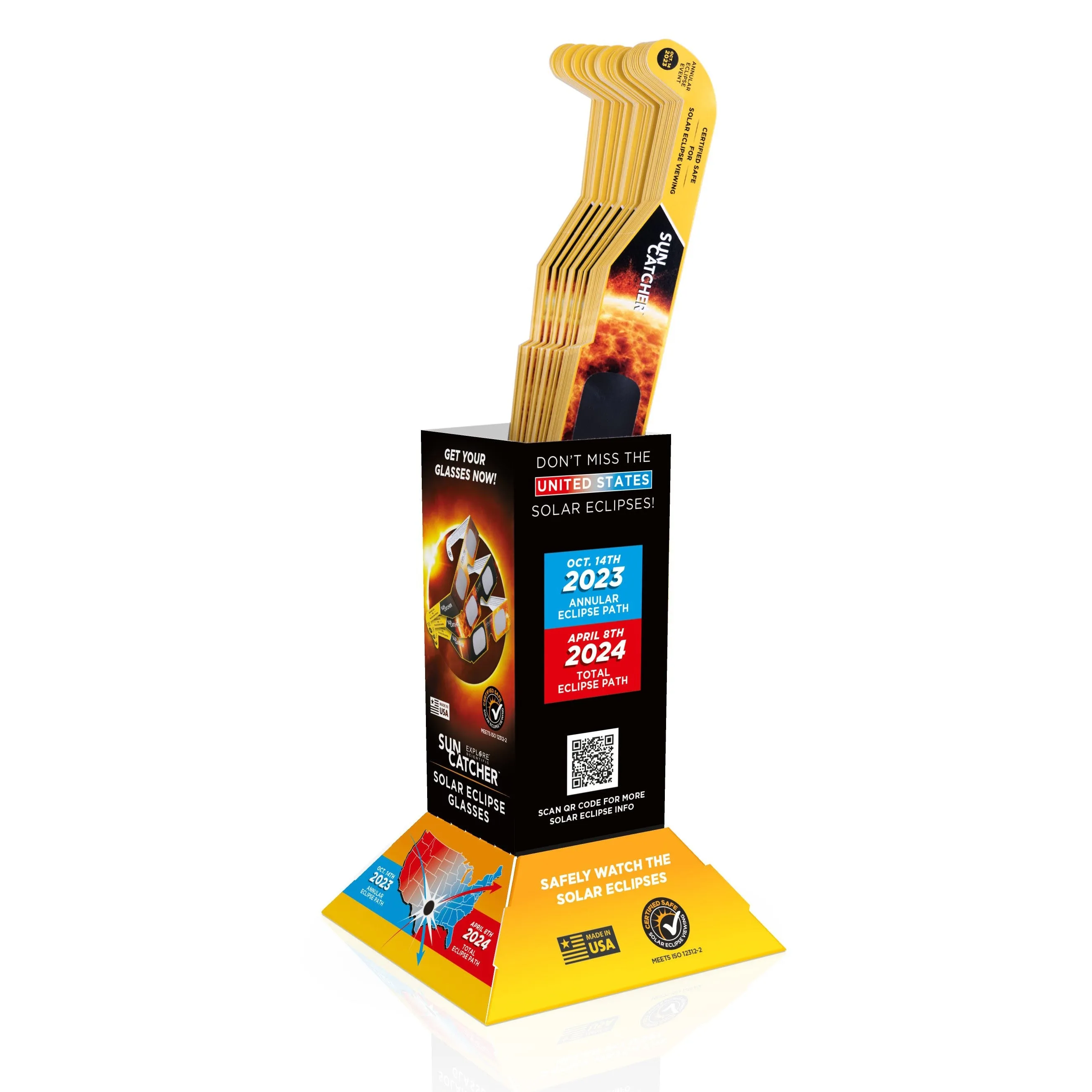 Solar Eclipse Glasses Display