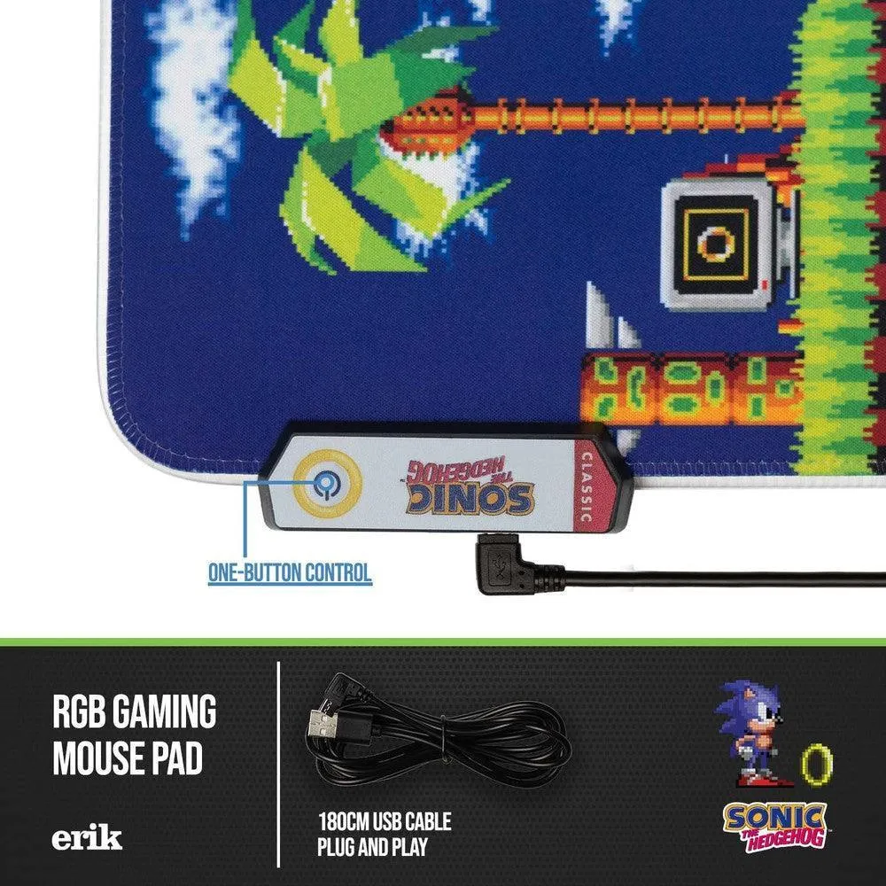 SONIC XXL Mouse Pad With LED Lights
