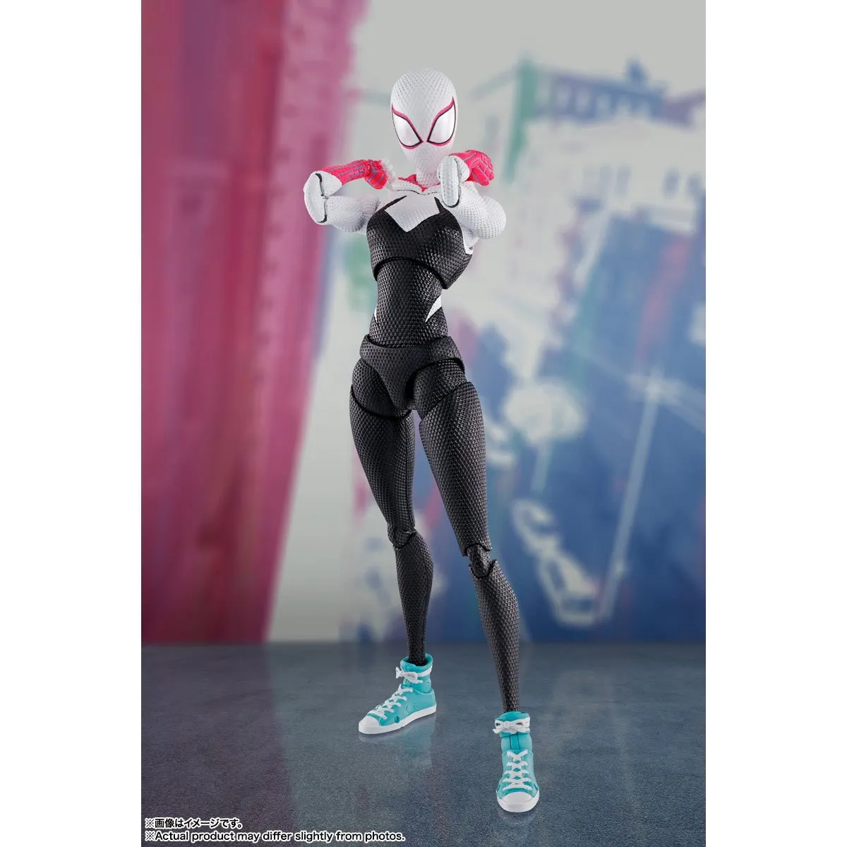 Spider-Man Across the Spiderverse Spider-Gwen Action Figure by  Tamashii Nations