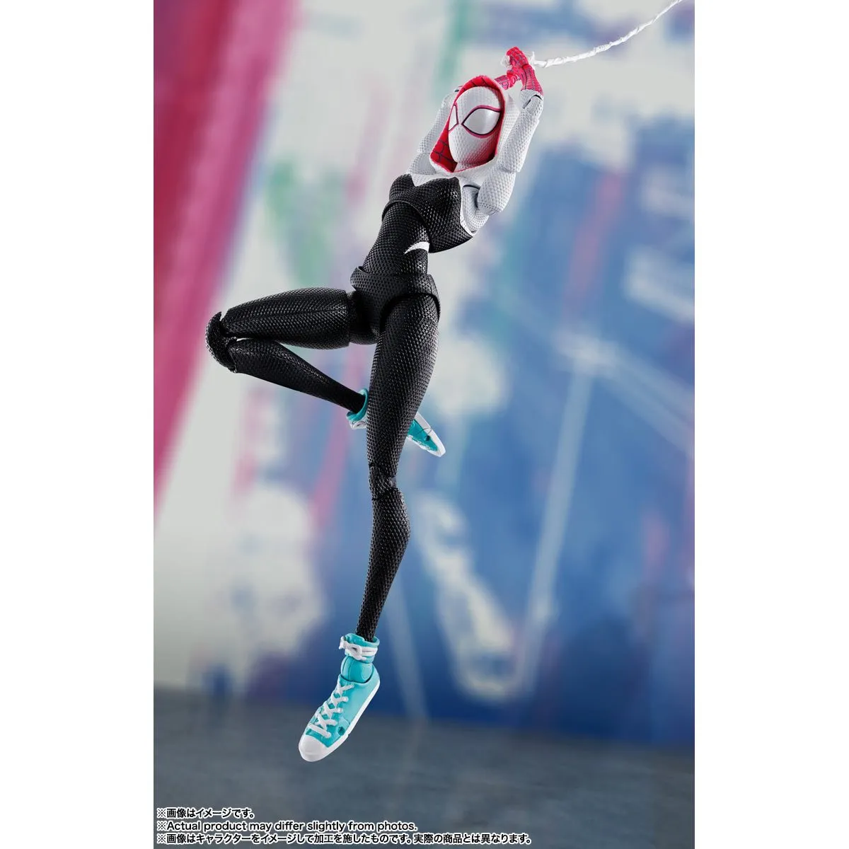 Spider-Man Across the Spiderverse Spider-Gwen Action Figure by  Tamashii Nations