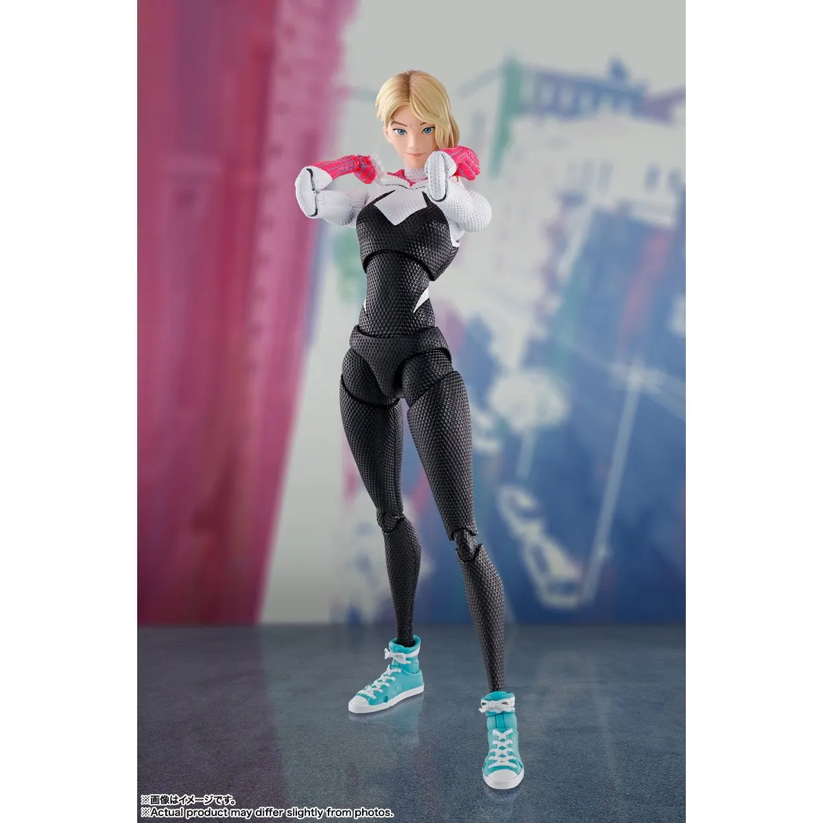 Spider-Man Across the Spiderverse Spider-Gwen Action Figure by  Tamashii Nations