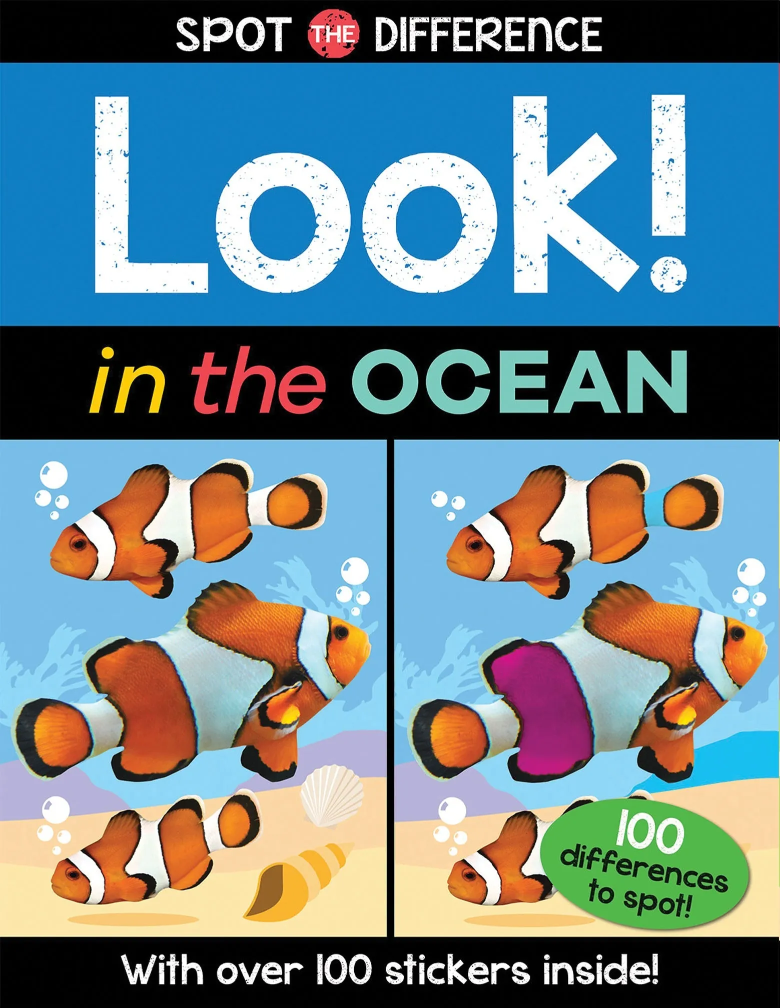 SPOT THE DIFFERENCE LOOK! IN THE OCEAN BOOK