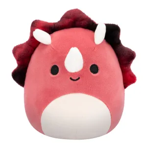 Squishmallows 5 Inch Plush Series 20 Tristan Red Triceratops