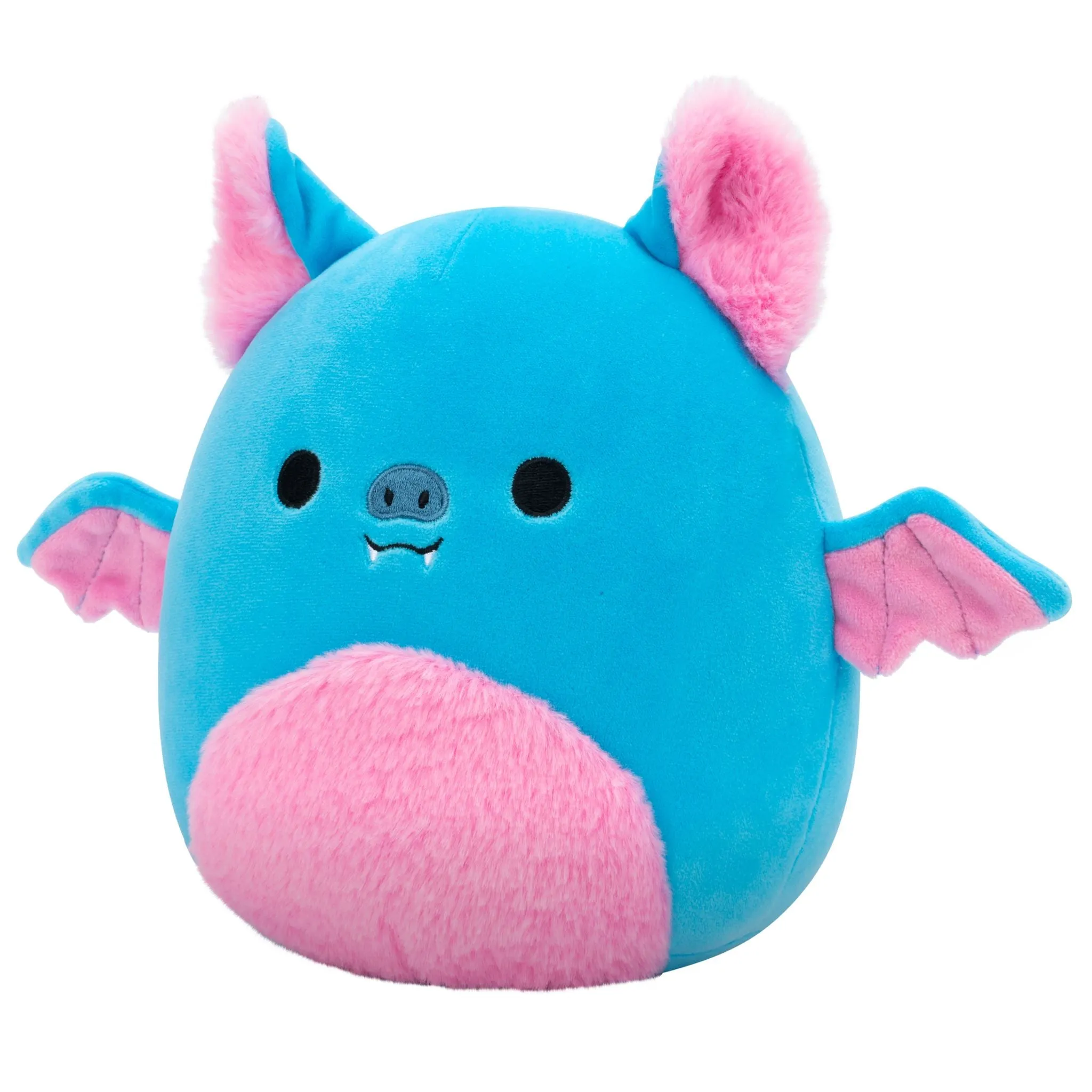Squishmallows 7.5 Inch Plush S20 Boyle Blue Fruit Bat With Pink Belly