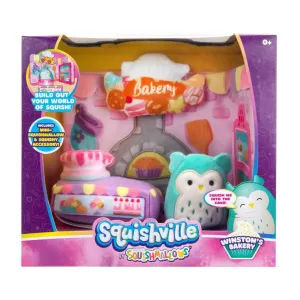 Squishmallows Squishville Medium Soft Playset Winston's Bakery