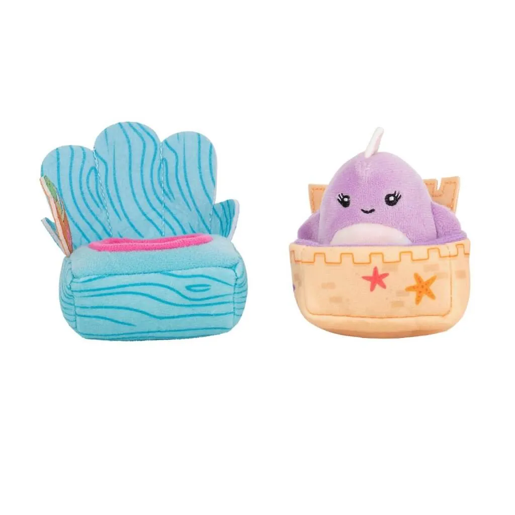 Squishmallows Squishville Mini Plush Accessory Set Beach Set