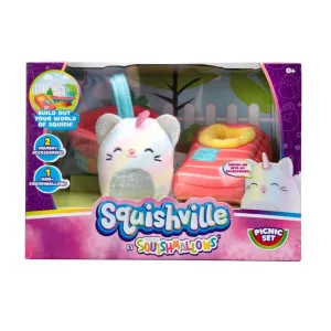 Squishmallows Squishville Mini Plush Accessory Set Picnic Set