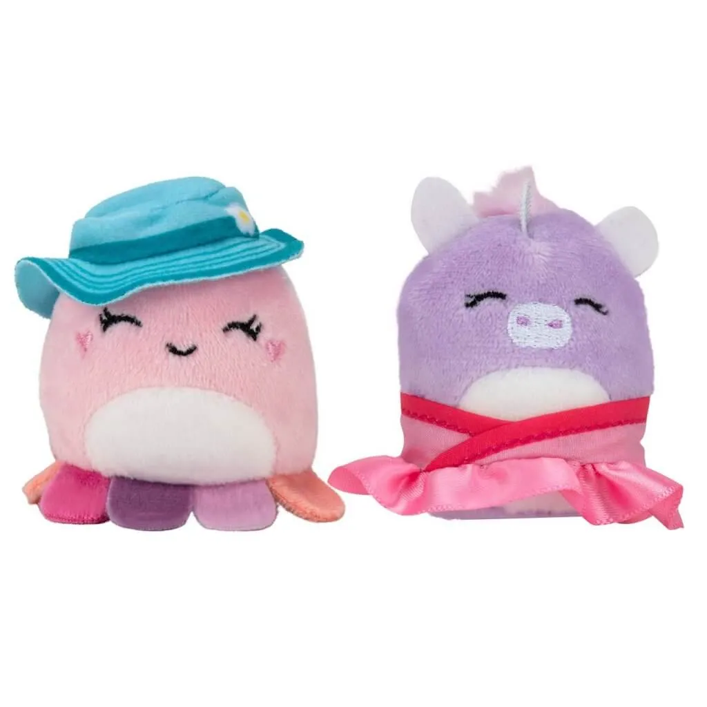Squishmallows Squishville Mini Plush Fashion Pack 2 Pack Jeanne & Ponderosa