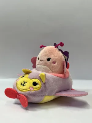 Squishmallows Squishville Mini Squishmallow In Vehicle Purple Plane