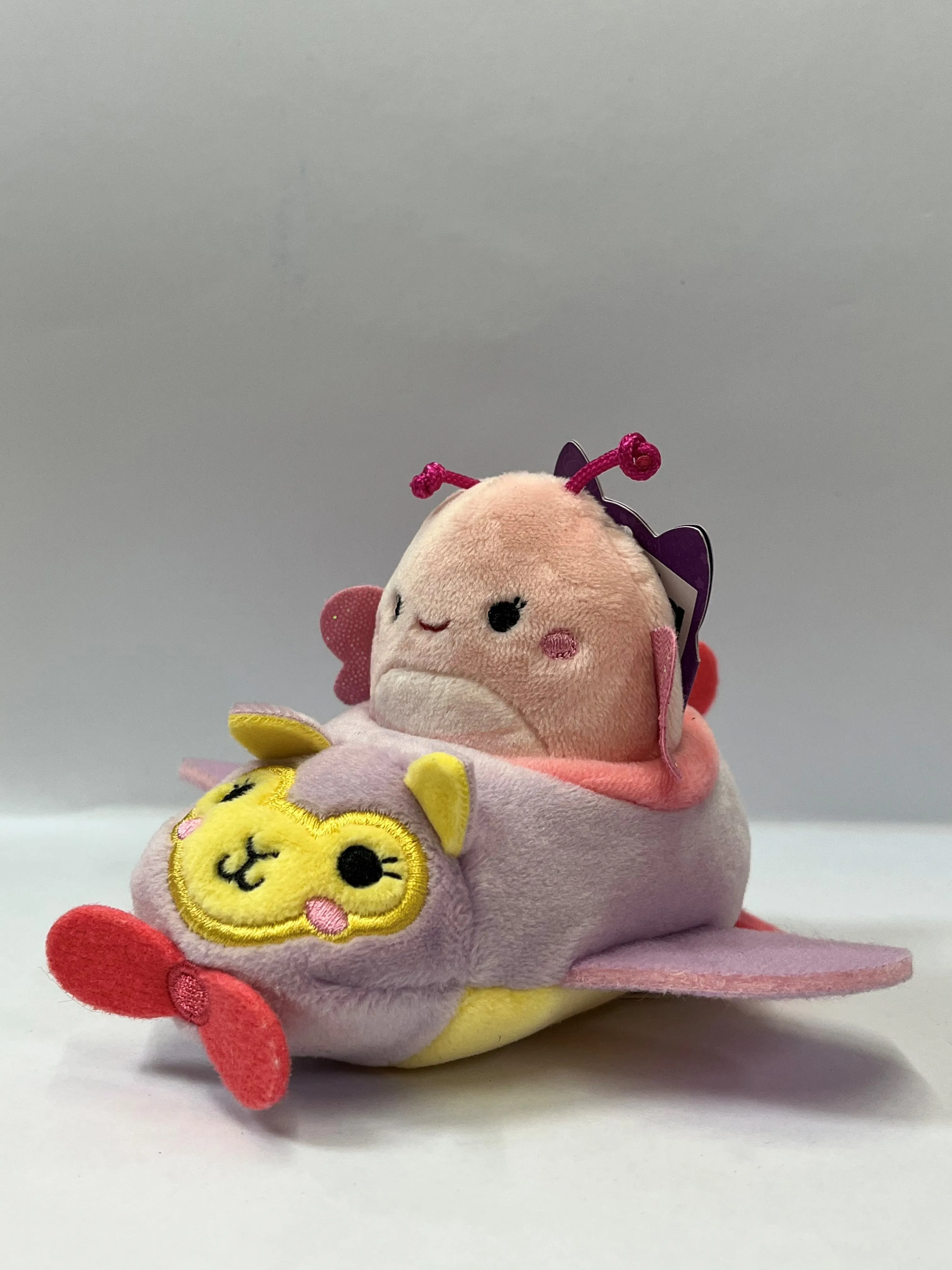 Squishmallows Squishville Mini Squishmallow In Vehicle Purple Plane