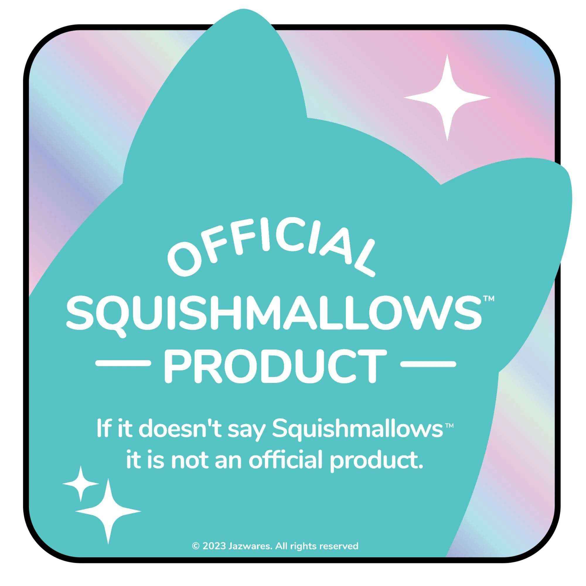 Squishmallows Squishville Mini Squishmallow In Vehicle White Car