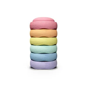 Stapelstein | Mini Rainbow Pastel Set of 6