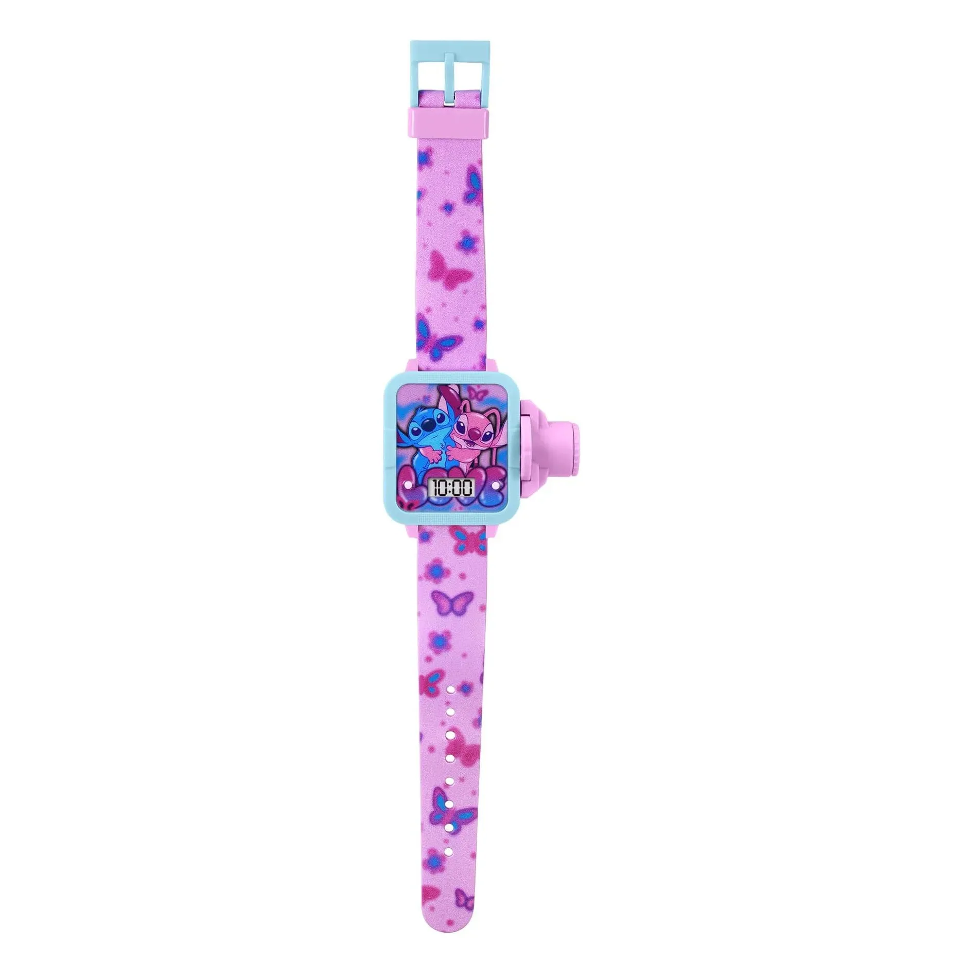 Stitch Angel Pink Adjustable Digital Projection Watch