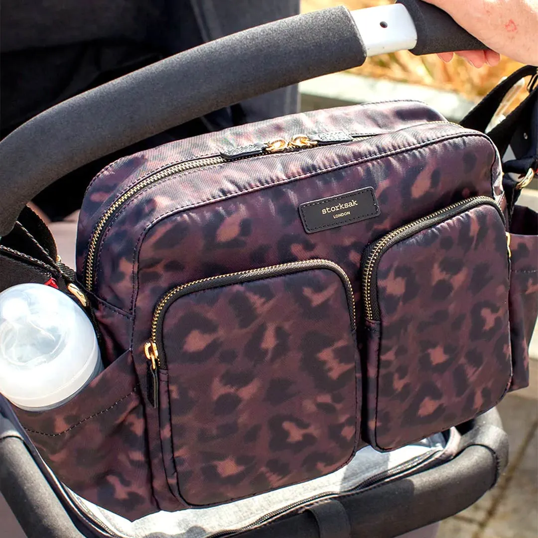 Storksak Stroller Organiser - Leopard