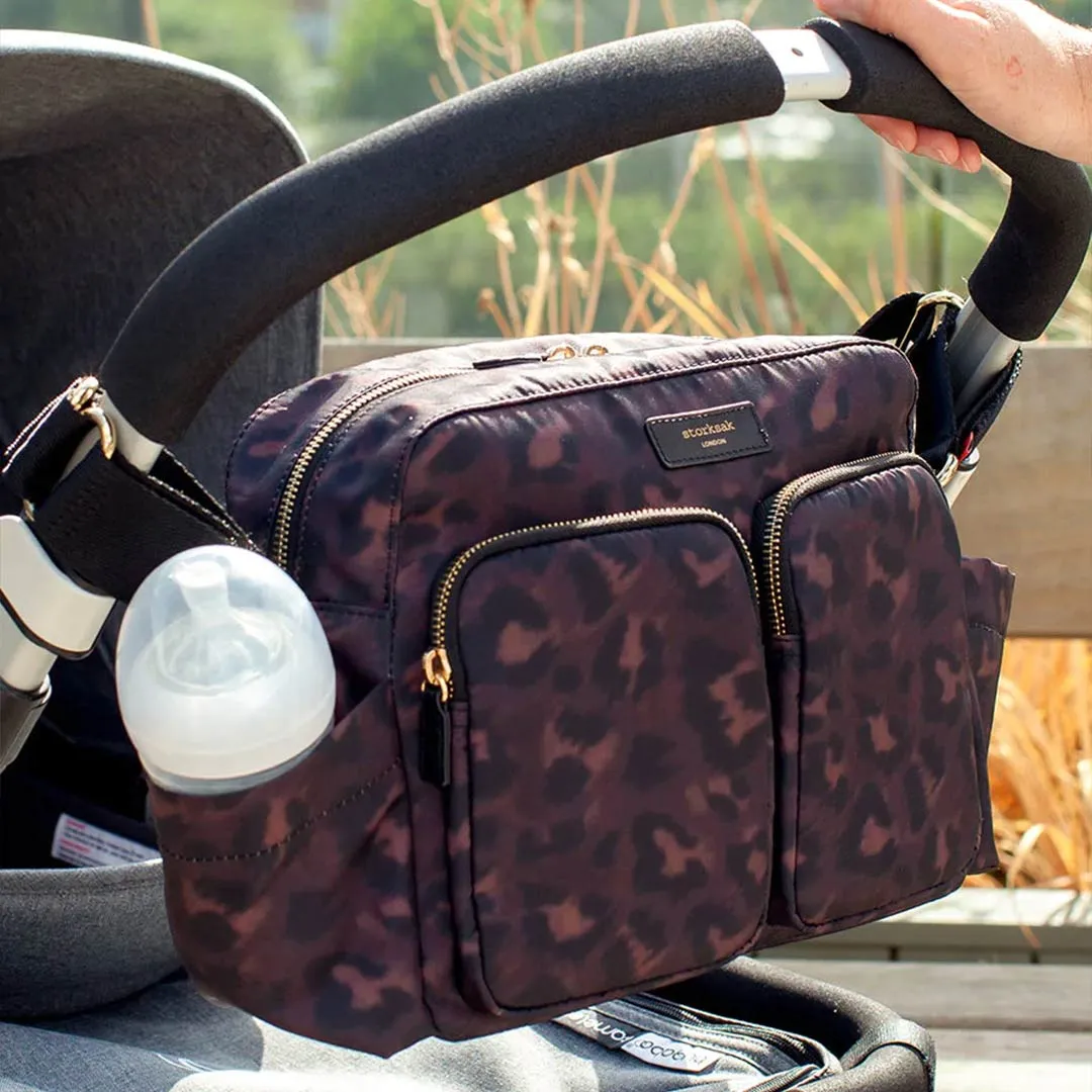 Storksak Stroller Organiser - Leopard