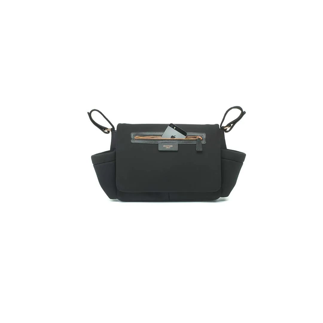 Storksak Stroller Organiser - Luxe Scuba - Black