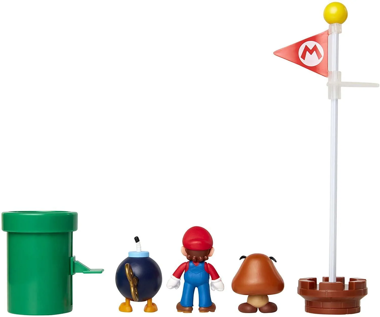 Super Mario Acorn Plains Diorama Figure Set